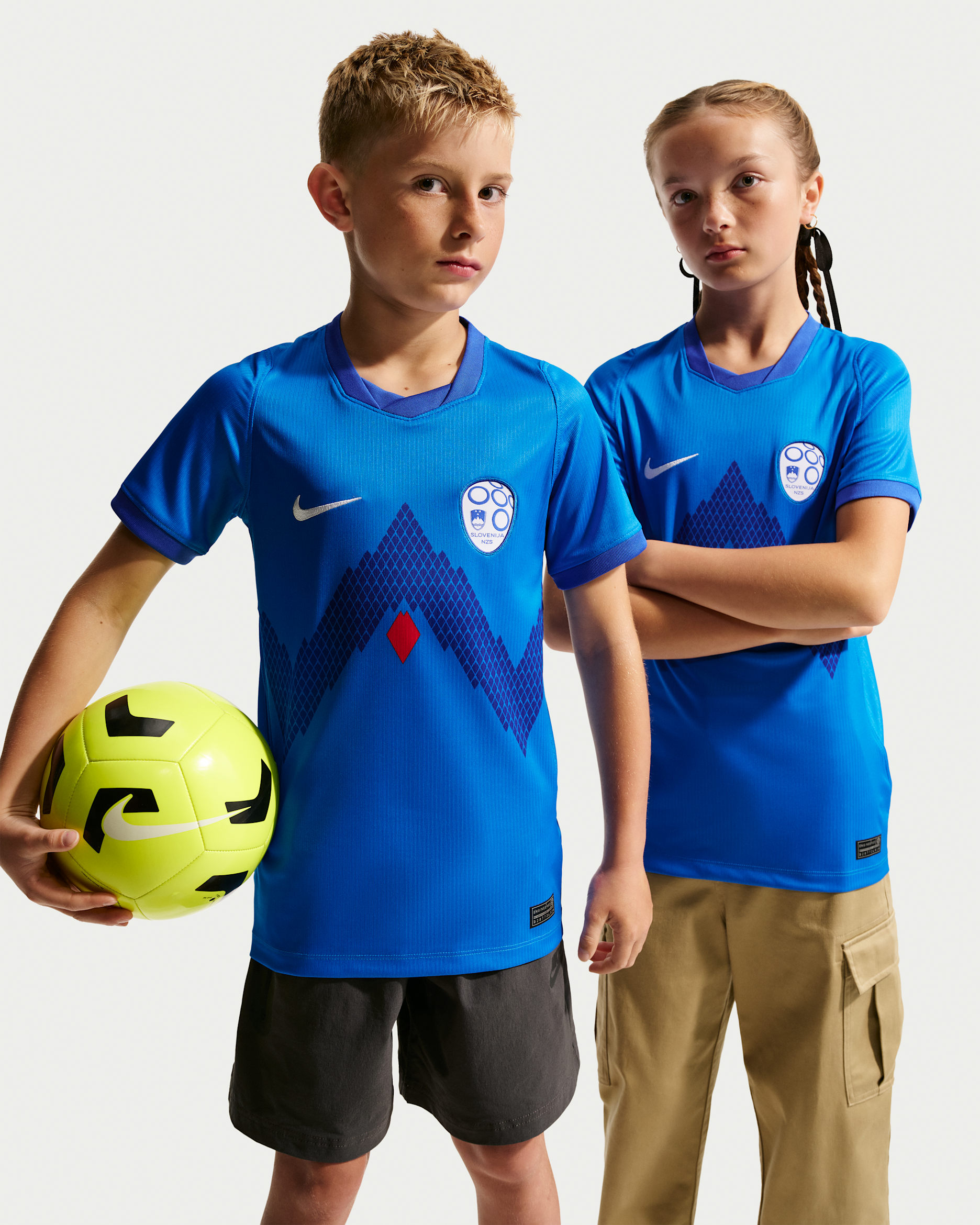 Slovenia 2026 Stadium Away Big Kids' Nike Dri-FIT Soccer Replica